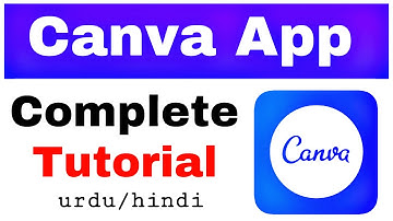 Canva App Complete Urdu Tutorial || How to use Canva App?