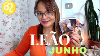 🌻LEÃO JUNHO 2024🔥🎉INTERVENÇÃO DIVINA, LIMPEZA E RENASCIMENTO!✨