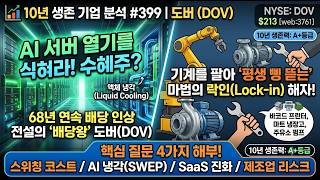 【10년 생존 #399】 | A+등급 | "엔비디아가 이 회사 없으면 불타 없어집니다" AI의 뜨거운 머리를 식혀주는 68년 배당왕 (DOV)