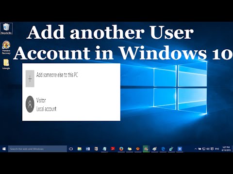 Add another user account in Windows 10 without email and microsoft accounts hqdefault
