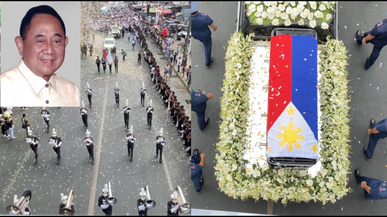 Speaker Jose De Venecia Last Mile Funeral Procession | Dagupan city.