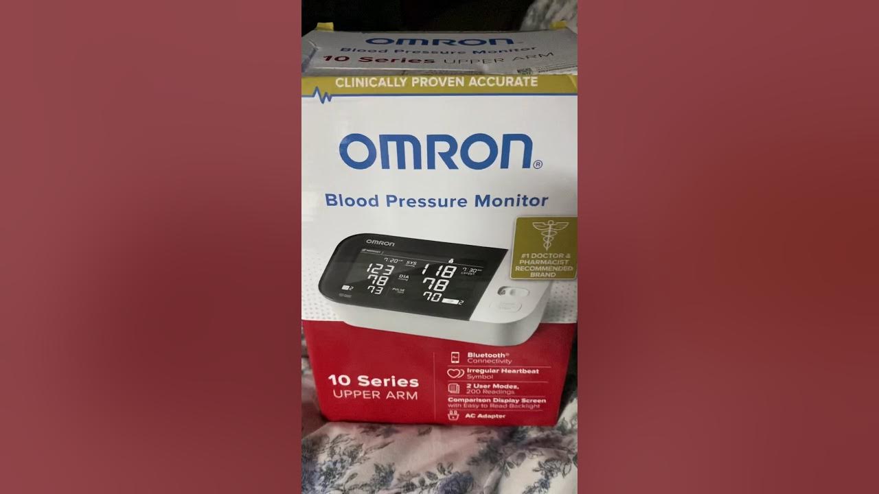 Omron blood pressure monitor unboxing Walgreens YouTube