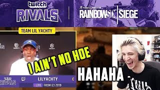 xQc Reacts to Twitch Rivals: Rainbow Six Siege E3 Showdown | Lil Yachty POV | E3 2019 | xQcOW