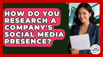 How Do You Research A Company