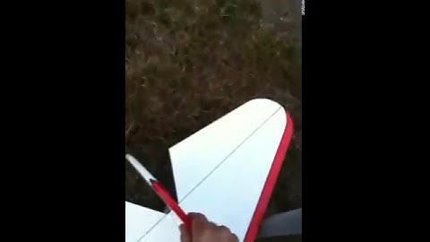 Model plane strange interference problem