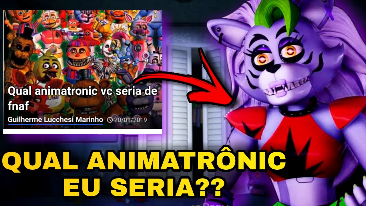 Quiz qual animatronic de fnaf 2 você seria