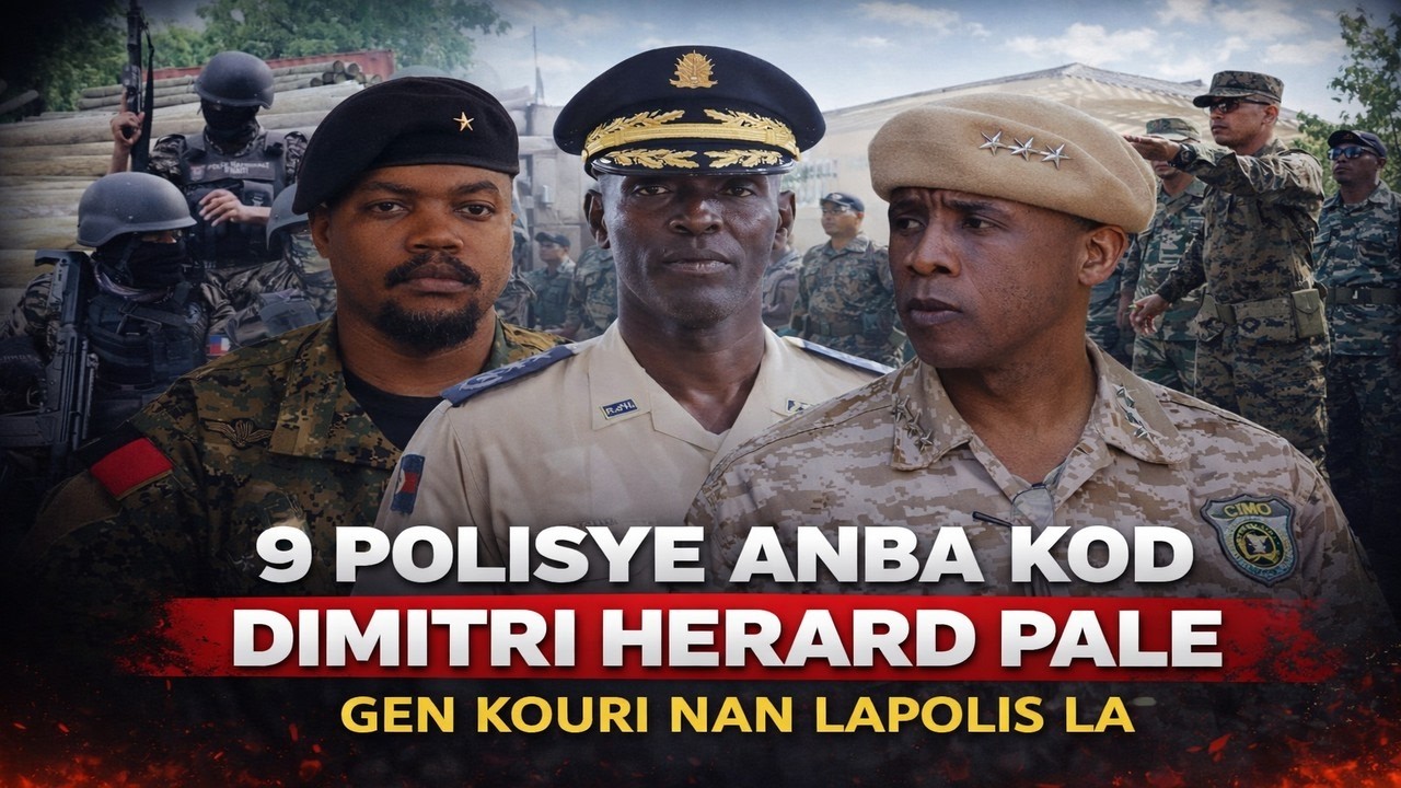 KOMANDAN DIMITRI HERARD PALE, 9 POLISYE ANBA KOD POU KIDNAPING, TEAM DENYE LE, NORMIL RAMEAU MELANJE