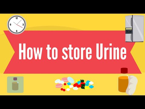 Video: Enkle måder at opbevare urin til en lægemiddeltest: 8 trin