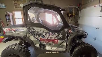 Polaris General 1000 upper door comparison! Spike vs Polaris.