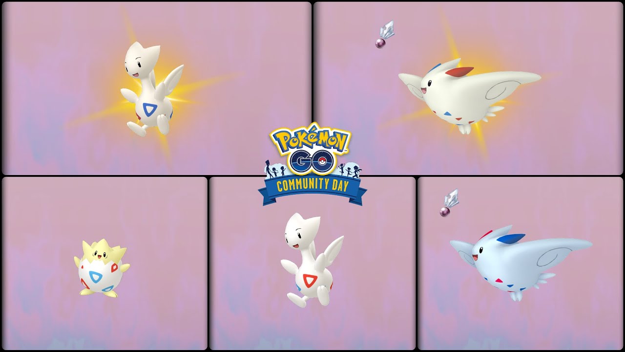 Pokemon Go Evolving Normal Togepi into Normal & Shiny Togetic