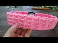 Super easy  diy crochet headband fpdc  dc stitch