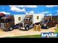 BRUDER TOYS news unboxing 2018 | UPS trucks edition | Video for kids