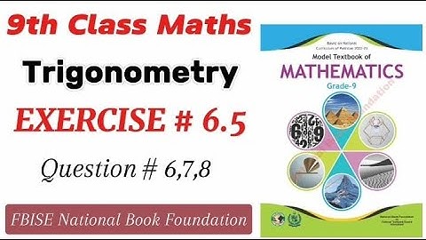 Class 9 Math Exercise 6.5 NBF Ex 6.5 Class 9 federal board FBISE Math National Book foundation