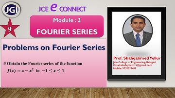 #9 |  Fourier Series Problems | By Shafiqahmedyellur