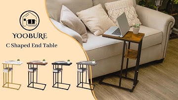 🏠Yoobure C Shaped End Table | Small Side Table | Couch Table 🏠