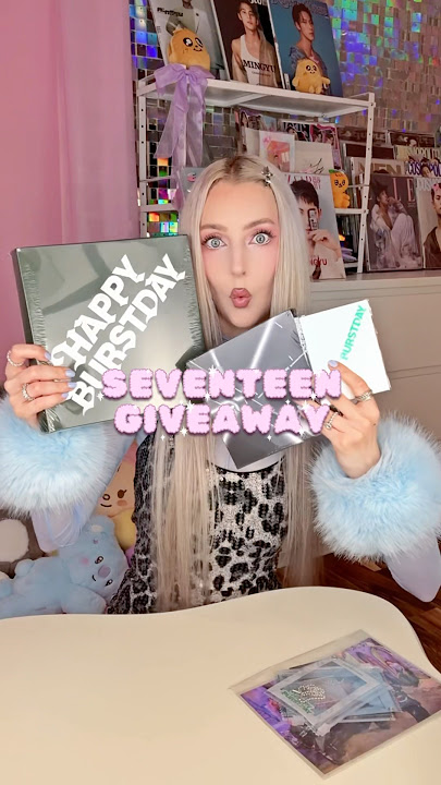 WOW!💎 unboxing Seventeen albums from SarangHello   GIVEAWAY on my lG! 💕 #svt #svtcarat #kpopshorts