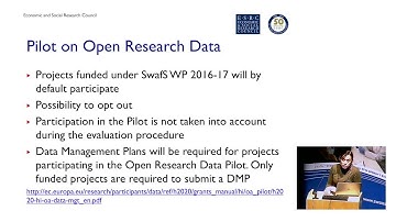 Horizon 2020: Science with and for society