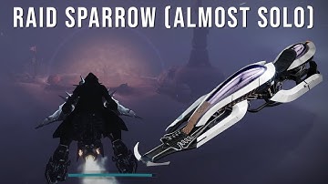 How to unlock The Raid Sparrow (Almost Solo) - Deep Stone Crypt