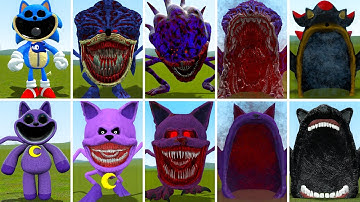 EVOLUTION OF ALL NEW SONIC VS CATNAP SMILING CRITTERS POPPY PLAYTIME CHAPTER 3 In Garry