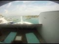 Norwegian Sky docking in Freeport (Time-lapse)