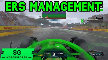 F1 2022 ERS Management