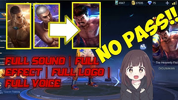 Script Paquito & Normal skin to (Manny Pacquiao) | Full Effect + Full Sound | Hera