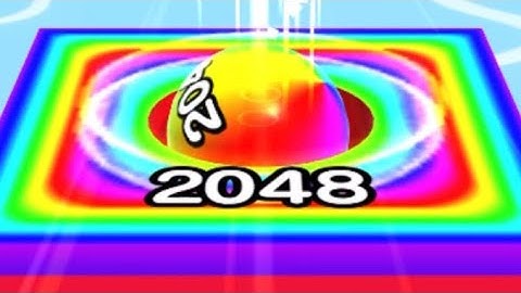 BALL RUN 2048  - All  Levels Gameplay IOS  (Part 53).