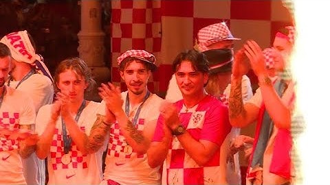 Wie Weltmeister: 100.000 bereiten Kroatien frenetischen Empfang