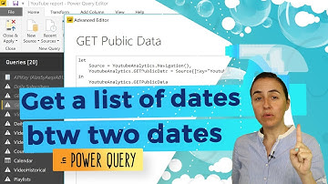 List dates between two dates in Power Query