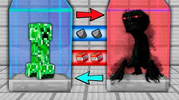 Minecraft NOOB vs PRO vs HACKER vs GOD : CREEPER EVOLVE INTO SECRET MUTANT | Animation