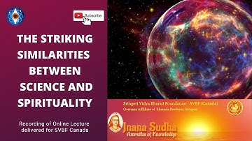 Exploring the intersection of Science and God | Recording of Live Lecture for SVBF Canada