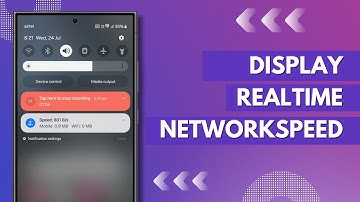 How to Display Real Time Network Speed Indicator on Samsung Phone