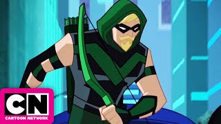 Justice League Action | Batman & The Green Arrow Join Forces! | Cartoon Network