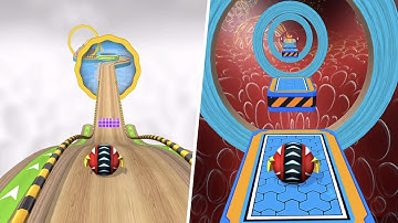 Card Shuffle - Portal Run Gameplay - Going Balls Walkthrough (iOS, Android) #5