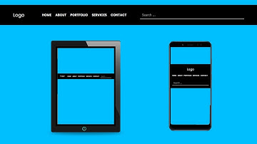 Responsive Navigation Menu with Search Box | CSS Menu