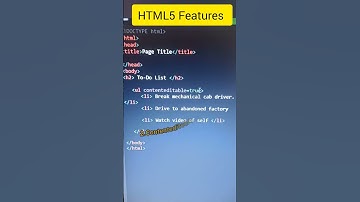 💻HTML5 Features YOU should KNOW!🤩#web#webdevelopment#frontend#html