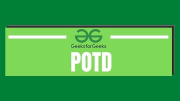 GFG POTD, 5 Oct 2022(Geek and Strings)