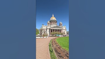Walking Isaac Square Perfect Viewpoint🏛️Cathedral #explore #colors #art #garden #architecture #spb