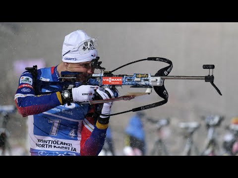 BIATHLON - Le relais quasi parfait des Bleus face aux cibles, lors de la victoire devant la Norvège