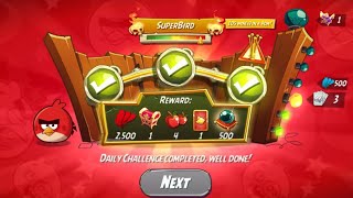 Angry Birds 2 Daily Challenge Today How to Birdie Daily Challenge Today Red’s Rumble Monday #290424