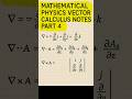 B.sc physics(major) vector calculus #explorephysics #bsc #exam #shorts #shortvideo #viral