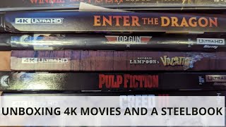 Unboxing 4K sale from Best Buy and Steelbook from Walmart