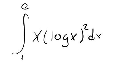 Integral of x(logx)^2