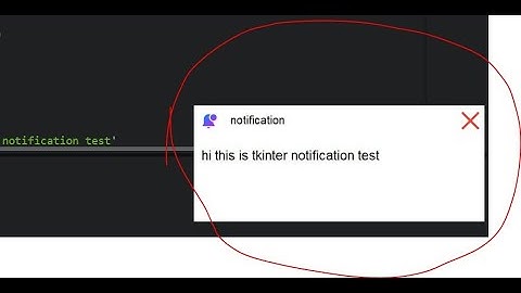 how to make desktop notification using python