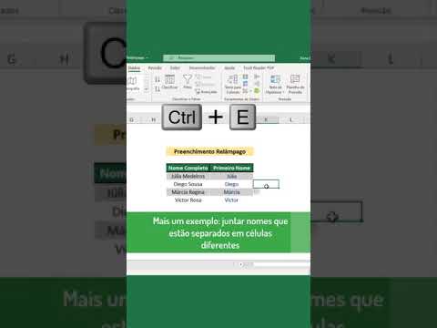 Vídeo: Como você preenche o Excel com flash?