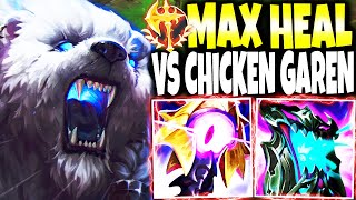 While I was testing the limits of MAX HEAL VOLIBEAR BUILD a Garen Chicken was running all game long!