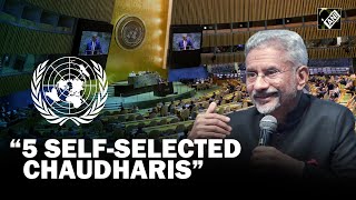 “Self-selected Chaudharis…” S Jaishankar slams the concept of UNSC