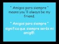 Sarah Brightman & José Carreras - Amigos para siempre - (lyrics inglés - español)