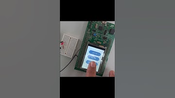 STM32 touch GFX Led on #shorts