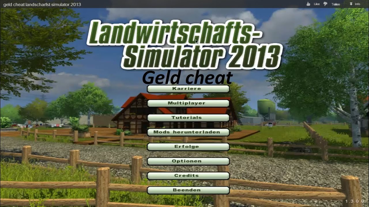 Landwirtschafts Simulator 2013 Ps3 Cheats Mehr Geld www.youtube.com